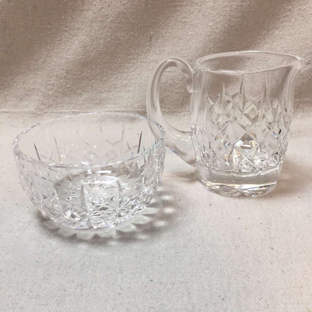 Waterford Crystal Sugar and Creamer